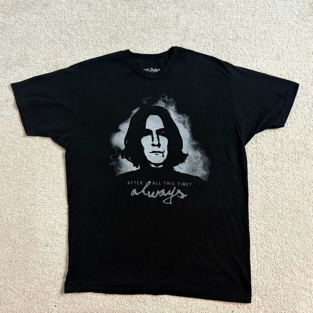 Harry Potter Severus Snape After All This Time‎ Always Graphic T-Shirt Large